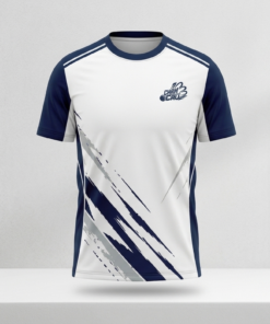 áo cầu lông Basic Navy White