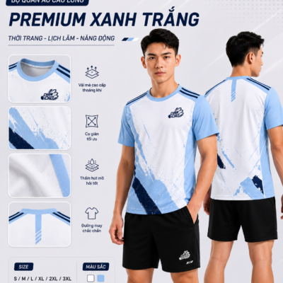 Premium Xanh Trắng