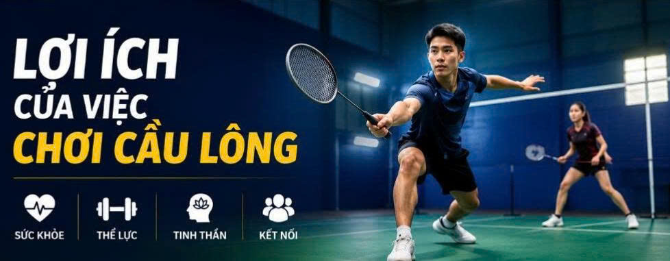 ảnh bìa lợi ích của việc chơi cầu lông