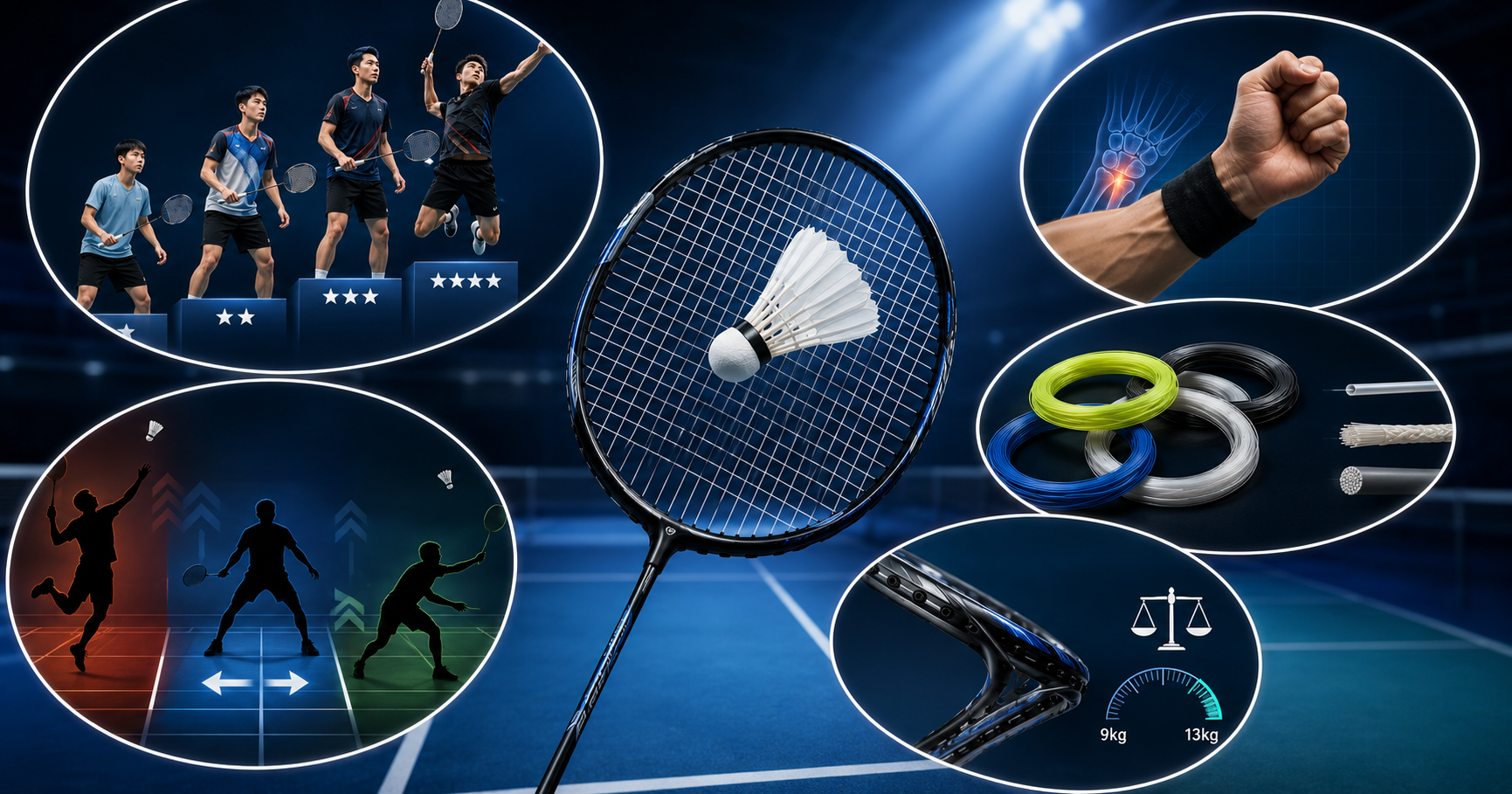 Những yếu tố ảnh hưởng đến mức căng vợt cầu lông