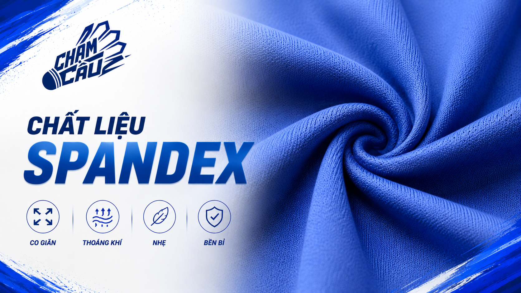 Vải Spandex – Chất Liệu Tăng Độ Co Giãn Cho Áo Cầu Lông