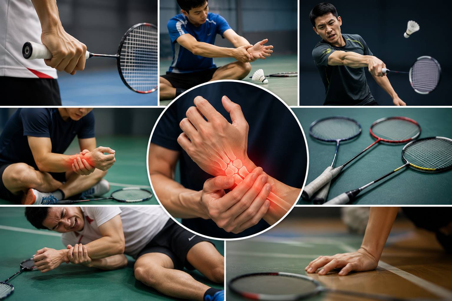 Nguyên nhân gây đau cổ tay khi đánh cầu lông