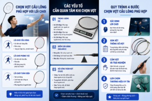 Cách chọn vợt cầu lông