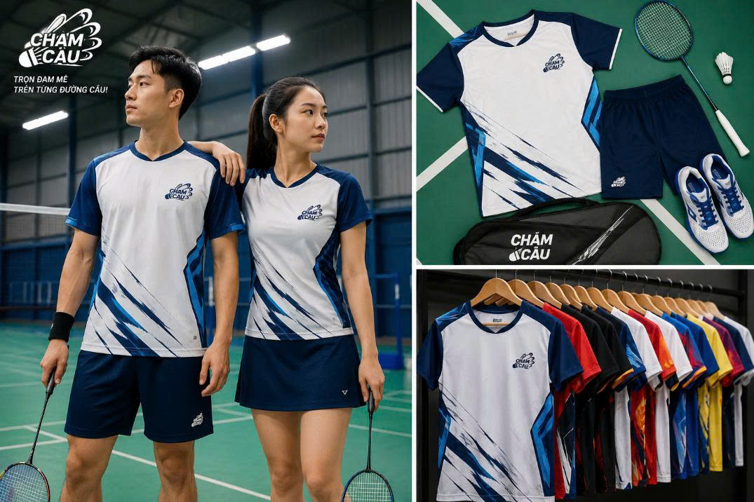 Ảnh quần áo cầu lông đẹp