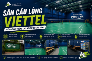 Sân cầu lông vettel điểm đến lý tưởng