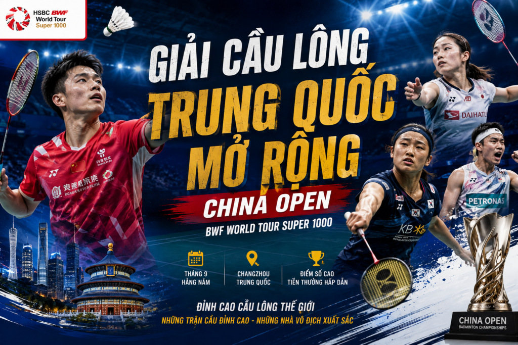 Giải cầu lông Trung Quốc Mở Rộng ảnh bìa