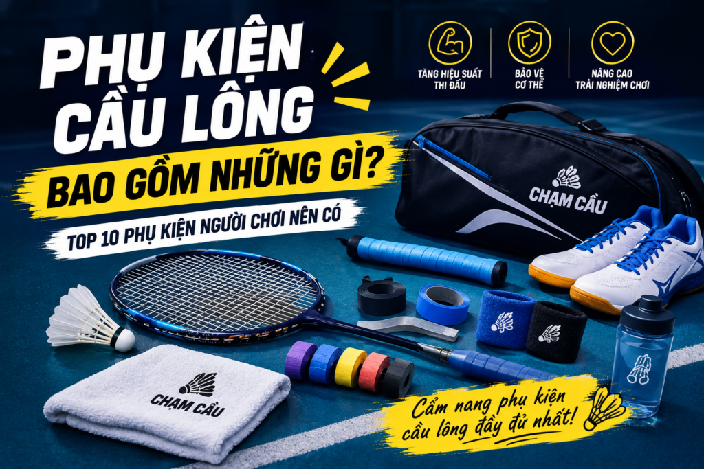 phụ kiện cầu lông ảnh bìa