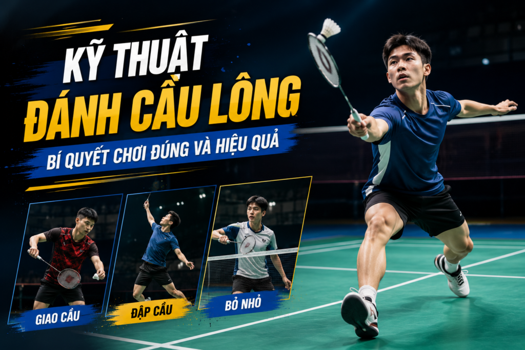 Kỹ thuật đánh cầu lông